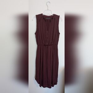 Abecrombie & Fitch Satin Midi Dress
